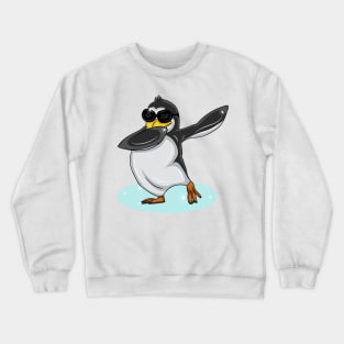 'Dabbing Dancing Penguin' Funny Dabbing Animal Gift Crewneck Sweatshirt